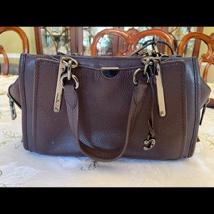 Coach oxblood satchel